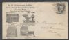NY. New York New York  Ad: Furniture United States and Worldwide Postal History