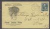 NY. New York New York  Ad: Textiles United States and Worldwide Postal History