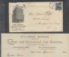 NY. New York New York  Ad: Roofing United States and Worldwide Postal History