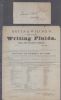 NY. New York New York  Ad: Writing United States and Worldwide Postal History