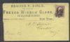 NY. New York New York  Ad: Glass United States and Worldwide Postal History