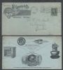 NY. New York New York  Ad: Timepieces United States and Worldwide Postal History