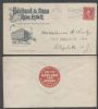 NY. Brooklyn New York  Ad: Realtor United States and Worldwide Postal History