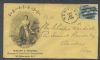 NY. New York New York  Ad: Insurance United States and Worldwide Postal History