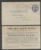 MA. Hopedale Massachusetts  Ad: Fraternal United States and Worldwide Postal History