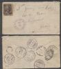 CA. Davenport Dakota Territory  Pmk: Postmaster United States and Worldwide Postal History