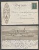 NY. Hudson New York  Ad: Watercraft United States and Worldwide Postal History