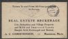 MI. Manistee Michigan  Ad: Insurance United States and Worldwide Postal History