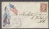 MA. Neponset Village Massachusetts Civil War Pat Used United States and Worldwide Postal History