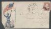 MA. Williamstown Massachusetts Civil War Pat Used United States and Worldwide Postal History