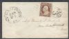 CT. New Milford Connecticut  1851-1857 Issues United States and Worldwide Postal History