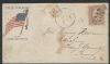 PA. Milroy Pennsylvania Civil War Pat Used United States and Worldwide Postal History