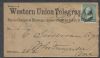 ME. Machias Maine  Telegraph United States and Worldwide Postal History