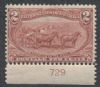 Scott #286 United States Plate Number Single United States and Worldwide Stamps