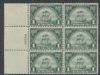 Scott #614 United States Plate Block United States and Worldwide Stamps