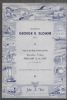 THE ESTATE OF GEORGE B SLOANE; PARTS 1-3 U S General Works 50: Auctions Philippines United States and Worldwide Philatelic Literature