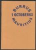 BURRUS COLLECTION OF MAURITIUS Mauritius 50: Auctions Mauritius United States and Worldwide Philatelic Literature
