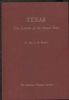 TEXAS: THE DRAMA OF ITS POSTAL PAST Texas 20: Handbooks State Related United States and Worldwide Philatelic Literature