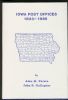 IOWA POST OFFICES, 1833-1986 Iowa 20: Handbooks Iowa United States and Worldwide Philatelic Literature