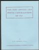 THE POST OFFICES AND POSTAL CANCELLATIONS OF FIJI Fiji 20: Handbooks Fiji United States and Worldwide Philatelic Literature
