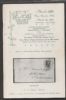 ROSCOE C. BURLEIGH VERMONT COVERS, E. WILLARD PHIPPEN STAMPLESS AND 3 CENT 1851 COVERS Vermont 50: Auctions Vermont United States and Worldwide Philatelic Literature