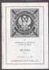 THE NORMAN D. EPSTEIN COLLECTION OF RUSSIA PART 1: THE IMPERIAL ISUES 1857-1912 Russia 50: Auctions Russia United States and Worldwide Philatelic Literature