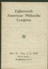HANDBOOK #18, WASHINGTON D C Am Phil Congress 10: Anthology Canal Zone United States and Worldwide Philatelic Literature