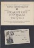 STRAIGHT LINE POSTMARKS OF WISCONSIN Wisconsin 20: Handbooks Wisconsin United States and Worldwide Philatelic Literature