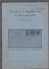THE 8C U.S. REGISTRY FEE OF 1874 AND 1875 Bank Note Issues 20: Handbooks Registered United States and Worldwide Philatelic Literature