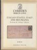 ITALIAN STATES, ITALY AND ROUMANIA FEATURING THE ARLBERG COLLECTION Italy 50: Auctions Romania United States and Worldwide Philatelic Literature