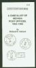 A CHECKLIST OF NEVADA POST OFFICES, 1852-1988 Nevada 20: Handbooks Nevada United States and Worldwide Philatelic Literature