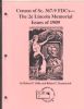 CENSUS OF 2C. 367-9 FDCs - THE 2C LINCOLN MEMORIAL ISSUES OF 1909 First Day, Events 20: Handbooks First Day Covers United States and Worldwide Philatelic Literature