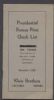 PRESIDENTIAL BUREAU PRINT CHECK LIST Precancels 20: Handbooks Precancels United States and Worldwide Philatelic Literature