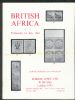 BRITISH AFRICA British Africa 50: Auctions Rhodesia United States and Worldwide Philatelic Literature