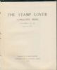 THE STAMP LOVER CUMULATIVE INDEX VOLUMES I TO XL 1908 TO 1948 Literature 20: Handbooks Index United States and Worldwide Philatelic Literature
