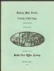 RAILWAY MAIL SERVICE. SCHEDULE OF MAIL TRAINS, SEVENTH DIVISION; JANUARY 20, 1888 Railroads 20: Handbooks Kansas United States and Worldwide Philatelic Literature