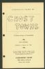 COMPARATIVE VALUES OF GHOST TOWNS, THE ELUSIVE STAMPS OF PRECANCELDOM Precancels 20: Handbooks Precancels United States and Worldwide Philatelic Literature