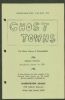 COMPARATIVE VALUES OF GHOST TOWNS, THE ELUSIVE STAMPS OF PRECANCELDOM Precancels 20: Handbooks Precancels United States and Worldwide Philatelic Literature