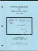 POSTAL MARKINGS OF NEW YORK STATE 1792-1856 New York 20: Handbooks New York United States and Worldwide Philatelic Literature