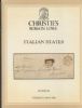 ITALIAN STATES Italian States 50: Auctions Italian States United States and Worldwide Philatelic Literature