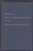 GUIDE TO MANUSCRIPTS AND ARCHIVES IN THE WEST VIRGINIA COLLECTION West Virginia 20: Handbooks Bibliography United States and Worldwide Philatelic Literature