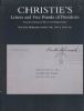 LETTERS AND FREE FRANKS OF PRESIDENTS FROM THE COLLECTION OF ALVIN R. AND MARJORIE KANTOR Postal History 50: Auctions Autographs United States and Worldwide Philatelic Literature