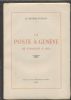 LA POSTE A GENEVE DE L'ORIGINE A 1851 TOME I-II Switzerland 20: Handbooks Switzerland United States and Worldwide Philatelic Literature